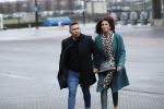 Amsterdam 22 december 2019
Rachel Hazes met haar nieuwe vriend Mike