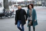 Amsterdam 22 december 2019
Rachel Hazes met haar nieuwe vriend Mike