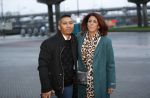 Amsterdam 22 december 2019
Rachel Hazes met haar nieuwe vriend Mike