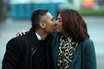 Amsterdam 22 december 2019
Rachel Hazes met haar nieuwe vriend Mike