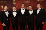Amsterdam 18 december 2019
Sportman/ sportvrouw van het jaar gala in AFAS live ( Sportgala)
Baanwielrenners Roy v d Berg Harrie Lavreysen Jeffrey Hoogland Matthijs Buchli
