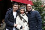 Amsterdam 14 december 2019
Joelle Gullit met haar vader Ruud Gullit en stiefbroer Nigel  op de cornelis schuytstraat