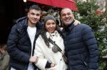 Amsterdam 14 december 2019
Joelle Gullit met haar vader Ruud Gullit en stiefbroer Nigel  op de cornelis schuytstraat