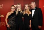 Amsterdam 18 december 2019
Sportman/ sportvrouw van het jaar gala in AFAS live ( Sportgala)
Sarina Wiegman met gezin