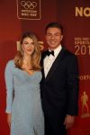 Amsterdam 18 december 2019
Sportman/ sportvrouw van het jaar gala in AFAS live ( Sportgala)
Tess Wester met haar vriend Mart Lieder