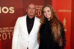 Amsterdam 18 december 2019
Sportman/ sportvrouw van het jaar gala in AFAS live ( Sportgala). Verona v d Leur met partner