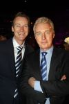 Hilversum 24 januari 2011
Uitreiking van de beeld en geluid awards op het mediapark. Andre v Duin met partner Martin
Peter Smulders bv