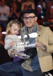Ede 21 januari 2011
Finale van TVOH The voice of Holland in Ede gepresenteerd door Wendy v Dijk en Martijn Krabbe. Ben Saunders wint uiteindelijk. Ben met dochter en Roel v Velsen
Peter Smulders bv