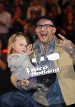 Ede 21 januari 2011
Finale van TVOH The voice of Holland in Ede gepresenteerd door Wendy v Dijk en Martijn Krabbe. Ben Saunders wint uiteindelijk. Ben met dochter en Roel v Velsen
Peter Smulders bv