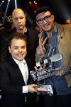 Ede 21 januari 2011
Finale van TVOH The voice of Holland in Ede gepresenteerd door Wendy v Dijk en Martijn Krabbe. Ben Saunders wint uiteindelijk. Roel v Velsen met Ben
Peter Smulders bv