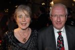 Hilversum 24 januari 2011
Uitreiking van de beeld en geluid awards op het mediapark. Clairy Polak met man
Peter Smulders bv