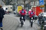 Amsterdam 23 december 2021
Dave Roelvink en een colega als fietskoerier voor Flink in Amsterdam zuid.