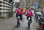 Amsterdam 23 december 2021
Dave Roelvink en een colega als fietskoerier voor Flink in Amsterdam zuid.
