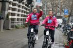 Amsterdam 23 december 2021
Dave Roelvink en een colega als fietskoerier voor Flink in Amsterdam zuid.