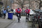 Amsterdam 23 december 2021
Dave Roelvink en een colega als fietskoerier voor Flink in Amsterdam zuid.