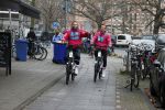 Amsterdam 23 december 2021
Dave Roelvink en een colega als fietskoerier voor Flink in Amsterdam zuid.
