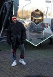 Amsterdam 21 december 2021
Dj Don Diablo met zijn NFT kunstwerk bij Moco museum