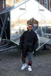 Amsterdam 21 december 2021
Dj Don Diablo met zijn NFT kunstwerk bij Moco museum