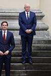 Den haag 10 januari 2022
Balkonscene nieuwe kabinet op paleis Noordeinde.
Koning Willem Alexander Mark Rutte Wopke Hoekstra Hugo de Jonge Kasja ollongren Liesje Schreinemacher Franc Weerwind Dilan Yesilgoz Hanke Bruins Robbert Dijkgraaf Dennis Wiersma Mark Harbers Micky Adriaansens Rob Jetten Henk Staghouwer Christianne v d Wal Karien v Gennip Carola Schouten Ernst Kuipers en Conny Helder .