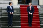 Den haag 10 januari 2022
Balkonscene nieuwe kabinet op paleis Noordeinde.
Koning Willem Alexander Mark Rutte Wopke Hoekstra Hugo de Jonge Kasja ollongren Liesje Schreinemacher Franc Weerwind Dilan Yesilgoz Hanke Bruins Robbert Dijkgraaf Dennis Wiersma Mark Harbers Micky Adriaansens Rob Jetten Henk Staghouwer Christianne v d Wal Karien v Gennip Carola Schouten Ernst Kuipers en Conny Helder .