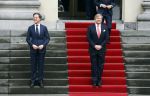 Den haag 10 januari 2022
Balkonscene nieuwe kabinet op paleis Noordeinde.
Koning Willem Alexander Mark Rutte Wopke Hoekstra Hugo de Jonge Kasja ollongren Liesje Schreinemacher Franc Weerwind Dilan Yesilgoz Hanke Bruins Robbert Dijkgraaf Dennis Wiersma Mark Harbers Micky Adriaansens Rob Jetten Henk Staghouwer Christianne v d Wal Karien v Gennip Carola Schouten Ernst Kuipers en Conny Helder .