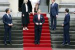 Den haag 10 januari 2022
Balkonscene nieuwe kabinet op paleis Noordeinde.
Koning Willem Alexander Mark Rutte Wopke Hoekstra Hugo de Jonge Kasja ollongren Liesje Schreinemacher Franc Weerwind Dilan Yesilgoz Hanke Bruins Robbert Dijkgraaf Dennis Wiersma Mark Harbers Micky Adriaansens Rob Jetten Henk Staghouwer Christianne v d Wal Karien v Gennip Carola Schouten Ernst Kuipers en Conny Helder .