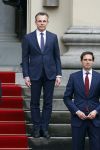 Den haag 10 januari 2022
Balkonscene nieuwe kabinet op paleis Noordeinde.
Koning Willem Alexander Mark Rutte Wopke Hoekstra Hugo de Jonge Kasja ollongren Liesje Schreinemacher Franc Weerwind Dilan Yesilgoz Hanke Bruins Robbert Dijkgraaf Dennis Wiersma Mark Harbers Micky Adriaansens Rob Jetten Henk Staghouwer Christianne v d Wal Karien v Gennip Carola Schouten Ernst Kuipers en Conny Helder .