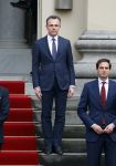 Den haag 10 januari 2022
Balkonscene nieuwe kabinet op paleis Noordeinde.
Koning Willem Alexander Mark Rutte Wopke Hoekstra Hugo de Jonge Kasja ollongren Liesje Schreinemacher Franc Weerwind Dilan Yesilgoz Hanke Bruins Robbert Dijkgraaf Dennis Wiersma Mark Harbers Micky Adriaansens Rob Jetten Henk Staghouwer Christianne v d Wal Karien v Gennip Carola Schouten Ernst Kuipers en Conny Helder .