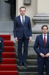 Den haag 10 januari 2022
Balkonscene nieuwe kabinet op paleis Noordeinde.
Koning Willem Alexander Mark Rutte Wopke Hoekstra Hugo de Jonge Kasja ollongren Liesje Schreinemacher Franc Weerwind Dilan Yesilgoz Hanke Bruins Robbert Dijkgraaf Dennis Wiersma Mark Harbers Micky Adriaansens Rob Jetten Henk Staghouwer Christianne v d Wal Karien v Gennip Carola Schouten Ernst Kuipers en Conny Helder .
