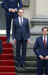 Den haag 10 januari 2022
Balkonscene nieuwe kabinet op paleis Noordeinde.
Koning Willem Alexander Mark Rutte Wopke Hoekstra Hugo de Jonge Kasja ollongren Liesje Schreinemacher Franc Weerwind Dilan Yesilgoz Hanke Bruins Robbert Dijkgraaf Dennis Wiersma Mark Harbers Micky Adriaansens Rob Jetten Henk Staghouwer Christianne v d Wal Karien v Gennip Carola Schouten Ernst Kuipers en Conny Helder .
