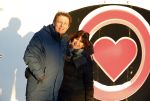 Amsterdam 21 december 2021
Robert ten Brink en zijn vrouw bij opnames all you need is love op museumplein.