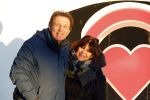 Amsterdam 21 december 2021
Robert ten Brink en zijn vrouw bij opnames all you need is love op museumplein.