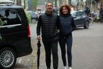 Amsterdam 4 december 2021
Ruud Gullit en zijn vriendin Karin de Rooij in Amsterdam zuid