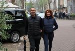 Amsterdam 4 december 2021
Ruud Gullit en zijn vriendin Karin de Rooij in Amsterdam zuid