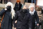 Schagen 11 januari 2022
Begrafenis / dienst van Janny Joling de moeder van Gerard Joling in het centrum van Schagen. Saskia en Serge