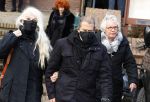 Schagen 11 januari 2022
Begrafenis / dienst van Janny Joling de moeder van Gerard Joling in het centrum van Schagen. Saskia en Serge