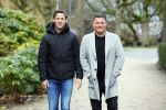 Amsterdam 18 december 2021
Wolter Kroes en zijn broer aan het wanelen in het vondelpark.