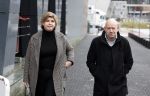 Hilversum 29 december 2022
Bij Beeld en Geluid op het mediapark  konden mensen afscheid nemen van Han Peekel . Dennis Jansen en Angela de Jong