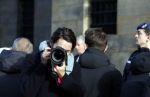 Amsterdam 17 januari 2023
Nieuwjaarsreceptie van Koning Willem Alexander en Koningin Maxima op paleis op de dam.
Davide Heijmans de vrouw van Thierry Baudet is daar aan het fotograferen.