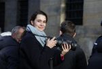 Amsterdam 17 januari 2023
Nieuwjaarsreceptie van Koning Willem Alexander en Koningin Maxima op paleis op de dam.
Davide Heijmans de vrouw van Thierry Baudet is daar aan het fotograferen.