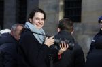 Amsterdam 17 januari 2023
Nieuwjaarsreceptie van Koning Willem Alexander en Koningin Maxima op paleis op de dam.
Davide Heijmans de vrouw van Thierry Baudet is daar aan het fotograferen.