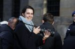 Amsterdam 17 januari 2023
Nieuwjaarsreceptie van Koning Willem Alexander en Koningin Maxima op paleis op de dam.
Davide Heijmans de vrouw van Thierry Baudet is daar aan het fotograferen.