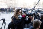 Amsterdam 17 januari 2023
Nieuwjaarsreceptie van Koning Willem Alexander en Koningin Maxima op paleis op de dam.
Davide Heijmans de vrouw van Thierry Baudet is daar aan het fotograferen.
