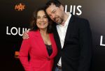 Amsterdam 11 april 2022
Premiere documentaire Louis  over het leven van Louis v Gaal in Tuschinski. Louis kwam samen met zijn vrouw Truus. Dione de Graaff met partner Nando Boers