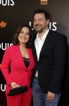 Amsterdam 11 april 2022
Premiere documentaire Louis  over het leven van Louis v Gaal in Tuschinski. Louis kwam samen met zijn vrouw Truus. Dione de Graaff met partner Nando Boers