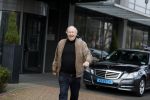 Den Haag 5 januari 2022
Edwin Rutten bij het Mariott Hotel in Den Haag .