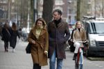 Amsterdam 6 april 2022
Erik Dijkstra met (een) vriendin op straat in Amsterdam zuid.