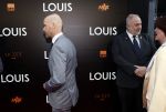 Amsterdam 11 april 2022
Premiere documentaire Louis  over het leven van Louis v Gaal in Tuschinski. Louis kwam samen met zijn vrouw Truus. Erik ten hag kwam met zijn vrouw
