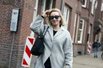 Amsterdam 21 december 2022
Eva Jinek op straat in Amsterdam zuid.