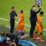 Amsterdam, 17 Juni 2021
Interland Nederland-Oostenrijk, eindstand 2-0
Voorronde EK 2020
Frank de Boer en Daley Blind
